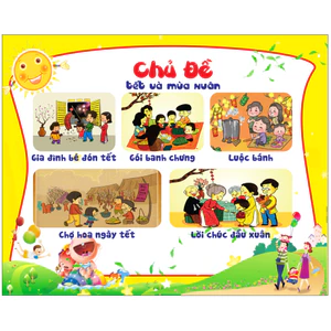 Tranh 10 Chủ đề lớn Mầm Non chất liệu decan có sẵn keo bóc dán (theo sát giáo án)