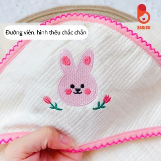 Chăn ủ choàng Sunnozy 76x76cm siêu mềm mịn cho bé