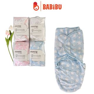 Chăn ủ choàng Sunnozy 76x76cm siêu mềm mịn cho bé