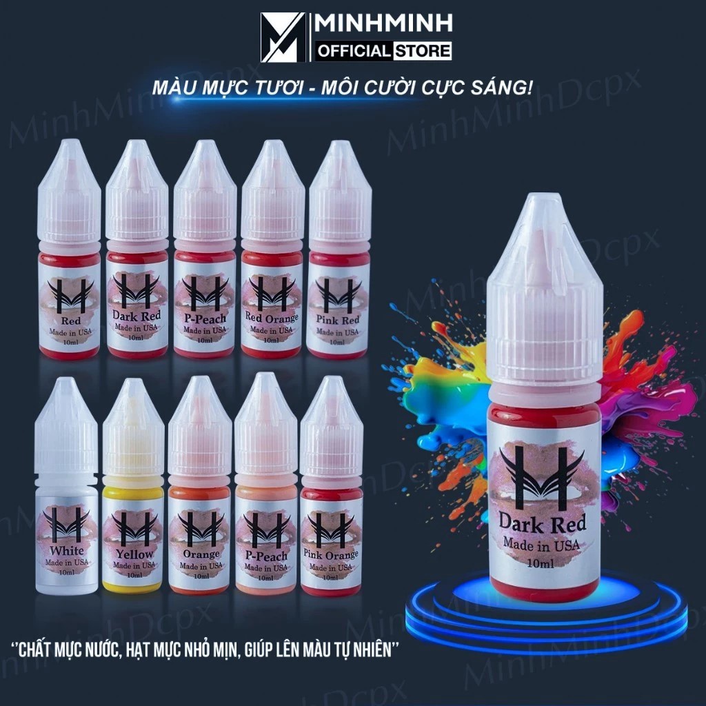 Mực Hoa Tít - Mực H Hoa Đào Bong Đậm, Siêu Bám Màu