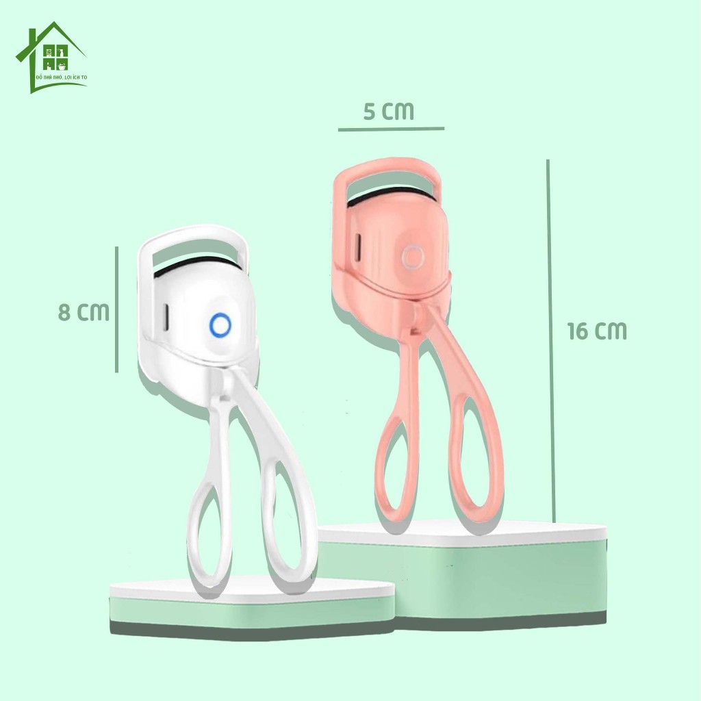 Máy uốn cong lông mi tự nhiên Kẹp bấm mi điện tạo và giữ nếp cong mi lâu hơn bằng 2 chế độ nhiệt.