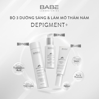 Sữa dưỡng cân bằng da giúp sáng da và mờ thâm nám Babe Depigment Lotion Glow 150ml