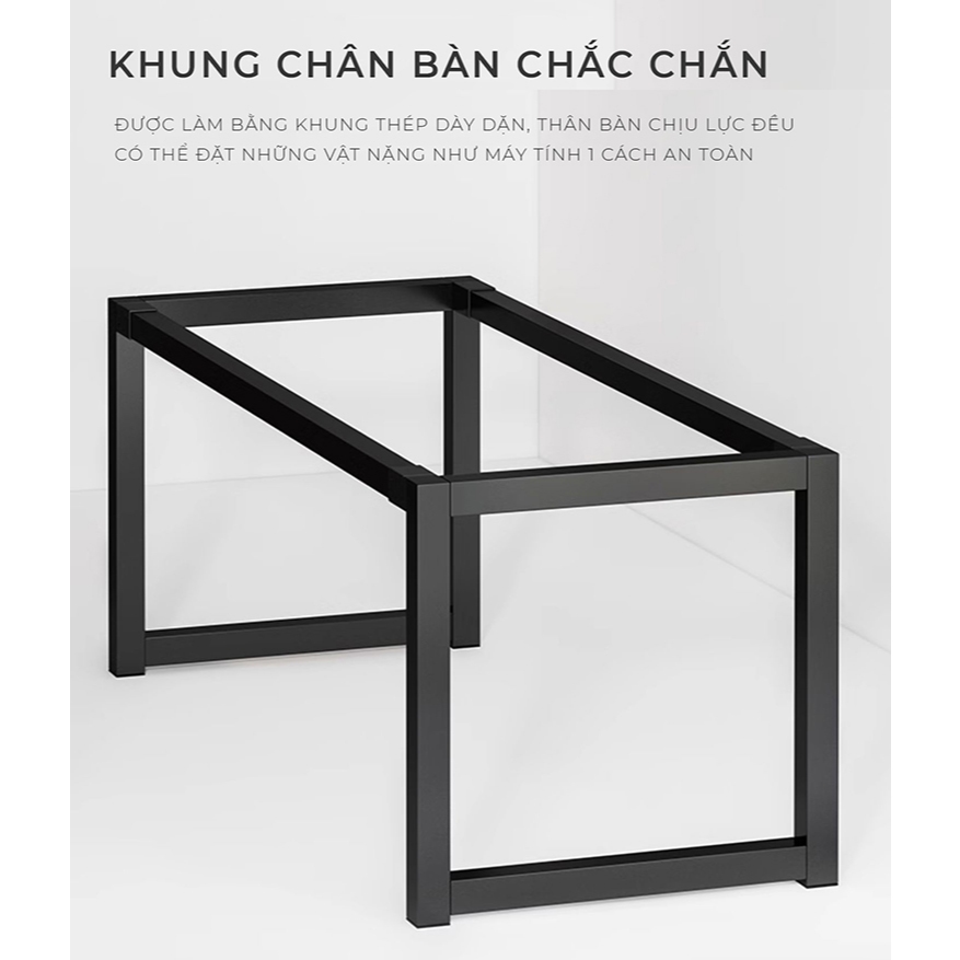 Ảnh Bàn gaming cao cấp phong cách hiện đại khung thép lớn mặt bàn 25mm thương hiệu IGA -GM166 3