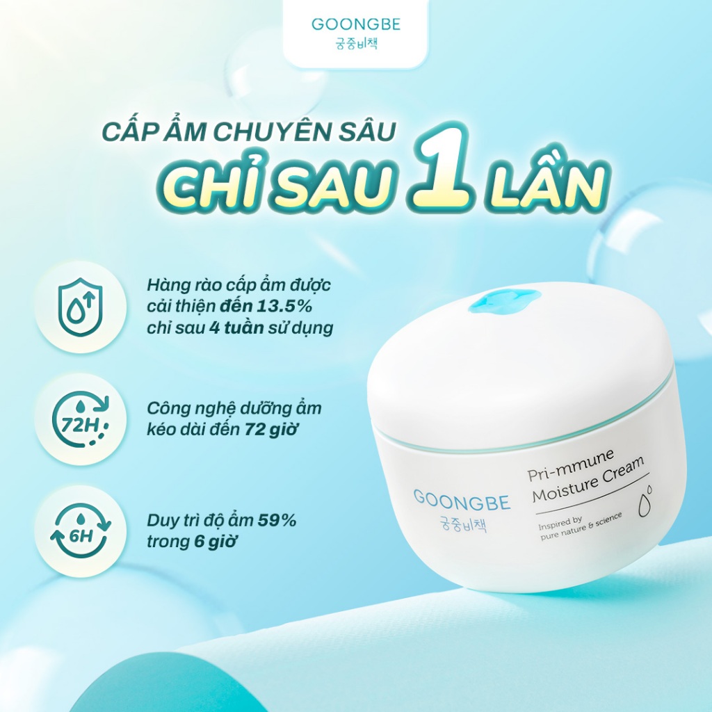 Ảnh Combo Sữa Tắm Gội Dịu Nhẹ & Kem Dưỡng Ẩm GOONGBE 3