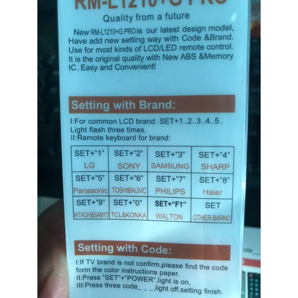 Điều khiển tivi đa năng Aconatic các dòng LCD LED SMART hàng cao cấp