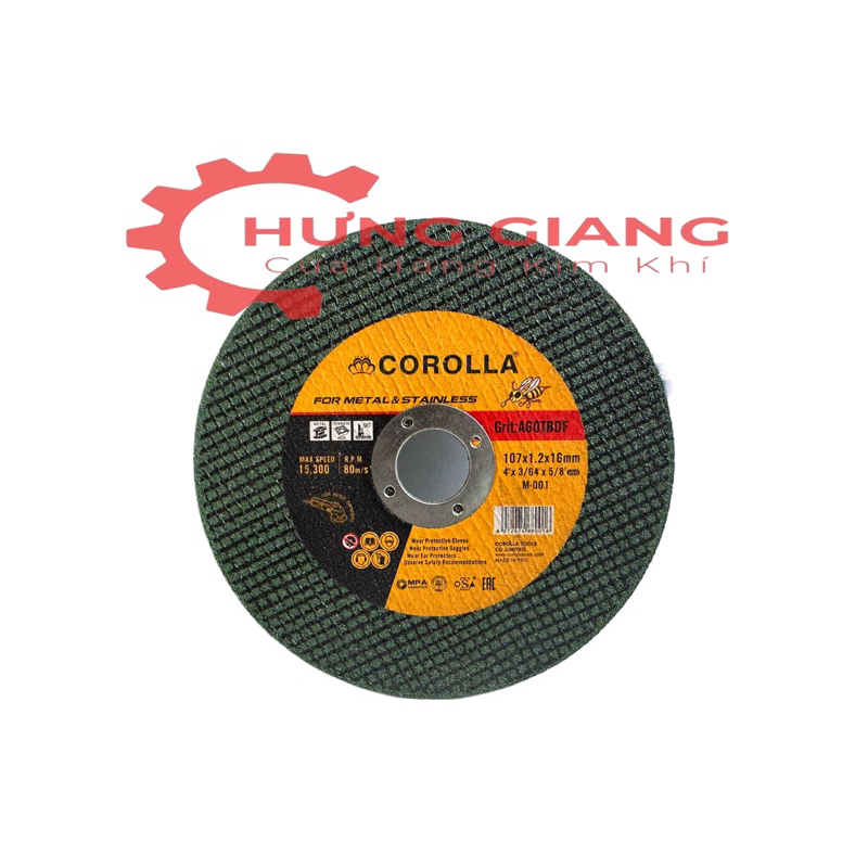 10 Viên Đá Cắt, Lưỡi Cắt Sắt Inox kim loại 100 siêu ngọt An toàn Chuẩn Loại 1