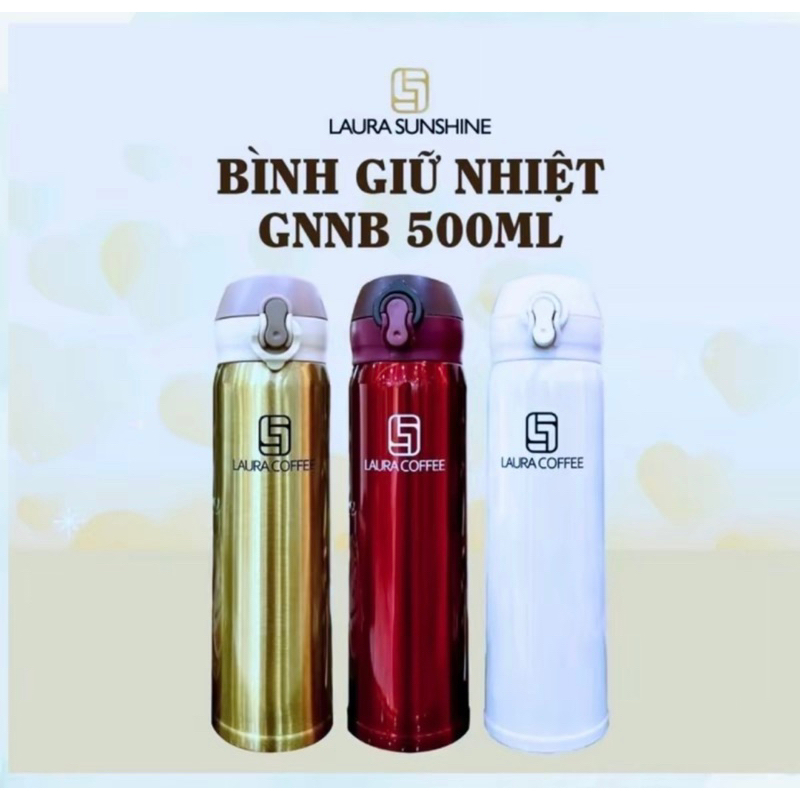 Bình Giữ Nhiệt Laura Coffee 500ml Laura Sunshine Nhật Kim Anh