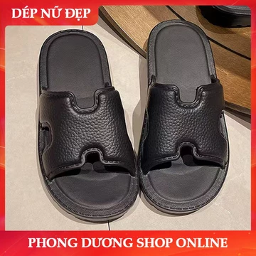 Dép nữ, Dép xốp quai ngang chữ H siêu nhẹ chống trượt, Dép đế bệt, Dép lê, Dép đi biển
