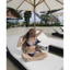 Bikini 2 mảnh cao cấp phối ren viền xanh than