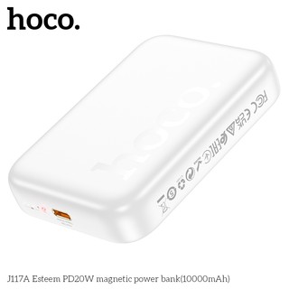 Pin Dự Phòng không dây Hoco J117A 10000mAh Wireless Charge 15W, QC 3.0 22.5W và TypeC PD 20W