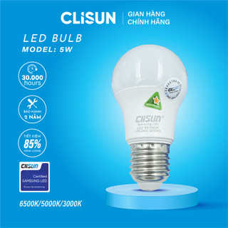 Bóng Đèn Led CLISUN | Bóng Đèn CLISUN Tuổi Thọ Cao 30000H Tiết Kiệm Điện 85% 5W 7W 10W 15W