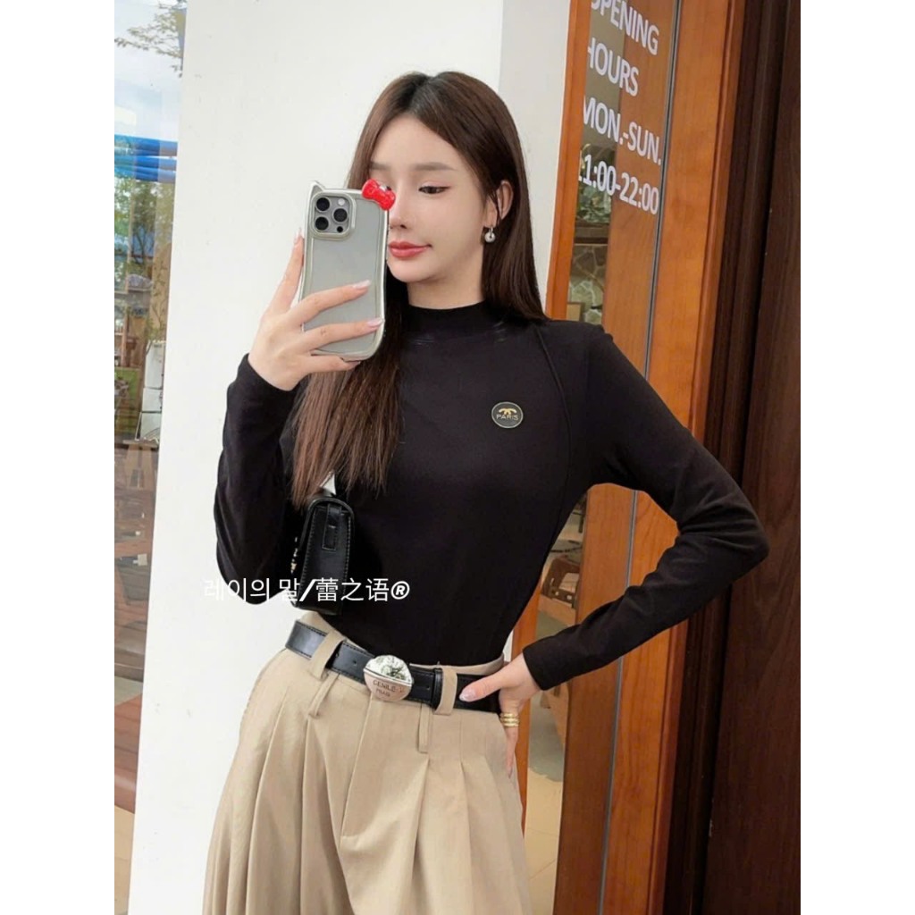 Áo Nhiệt 65013 Vải Nỉ Co Dãn bốn chiều, chất vải mềm mịn, mặc ôm giữ ấm tốt, cổ 3p ôm sát.