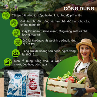Phân Bò Ủ Vi Sinh - Phân Ủ Hoai SFARM Loại 25KG, Thích Hợp Cho Mọi Loại Cây Trồng - Đô Thị Xanh