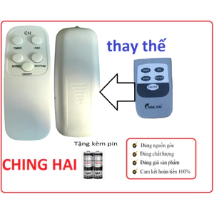 Điều khiển quạt ChingHai dùng cho mã W615A2,W615A ,HB9360A ,HS91 lỗi 1 đổi 1