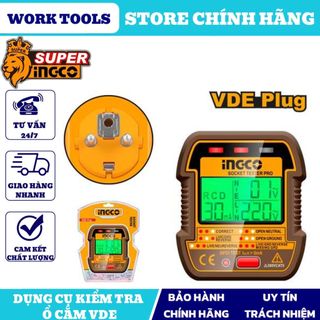 ĐỒ NGHỀ INGCO Dụng cụ kiểm tra ổ cắm VDE HESST30011