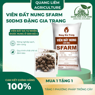 Viên Đất Nung SFARM 50dm3 Đặng Gia Trang - Giữ Nước, Chống Ngập Úng, Thoáng Khí (1 bao hơn 30kg)