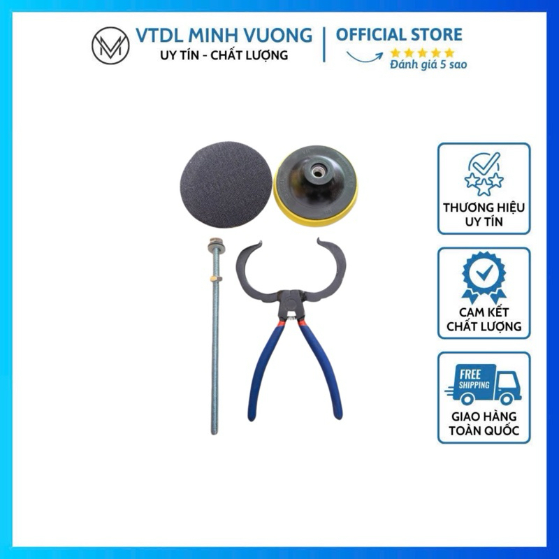 Kìm mở đai máy giặt cửa ngang + đồ chế đầu bịt bi phớt