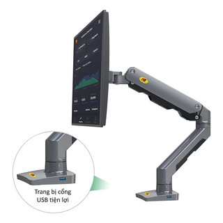 Gía Treo Màn Hình Máy Tính NB G60 27 - 45 Inch - Gía Đỡ / Tay Arm Màn Hình Cỡ Lớn [ Cao Cấp Hơn NB G40 - NB G45 ]