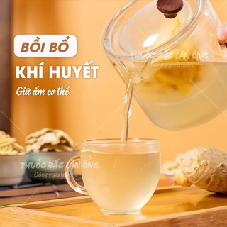 Gừng khô thái sợi 100g, gừng sạch thái lát tự chọn, trà gừng thơm cay - Lãn Ông