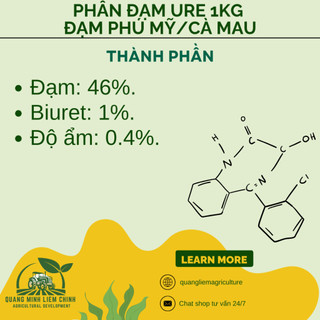 Phân Đạm Urê Phú Mỹ Túi 100GR/500GR/1KG (bán lẻ) Phân Bón Vô Cơ, Chuyên Dùng Rau Màu, Hoa, Cây Cảnh