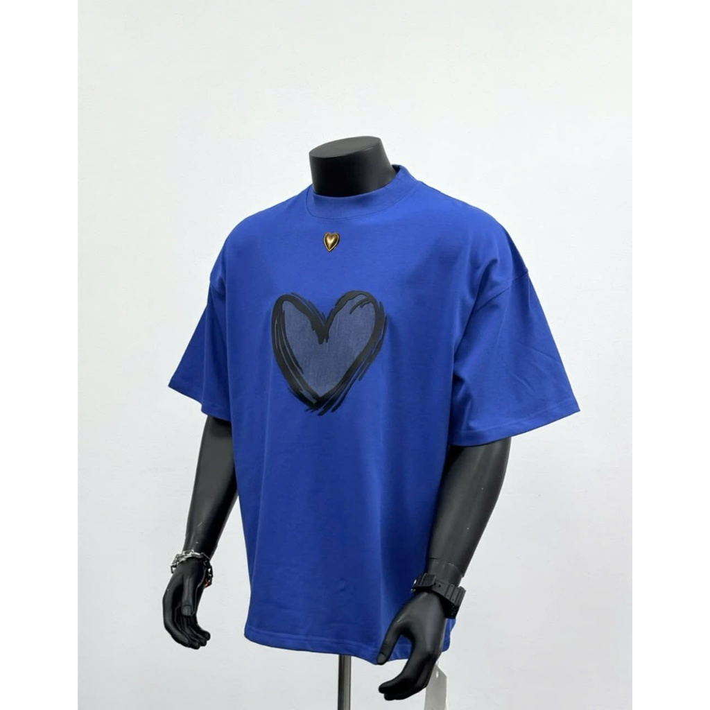 Áo thun Stee Cổ tròn COLOR HEART Localbrand ICVCVNI Unisex