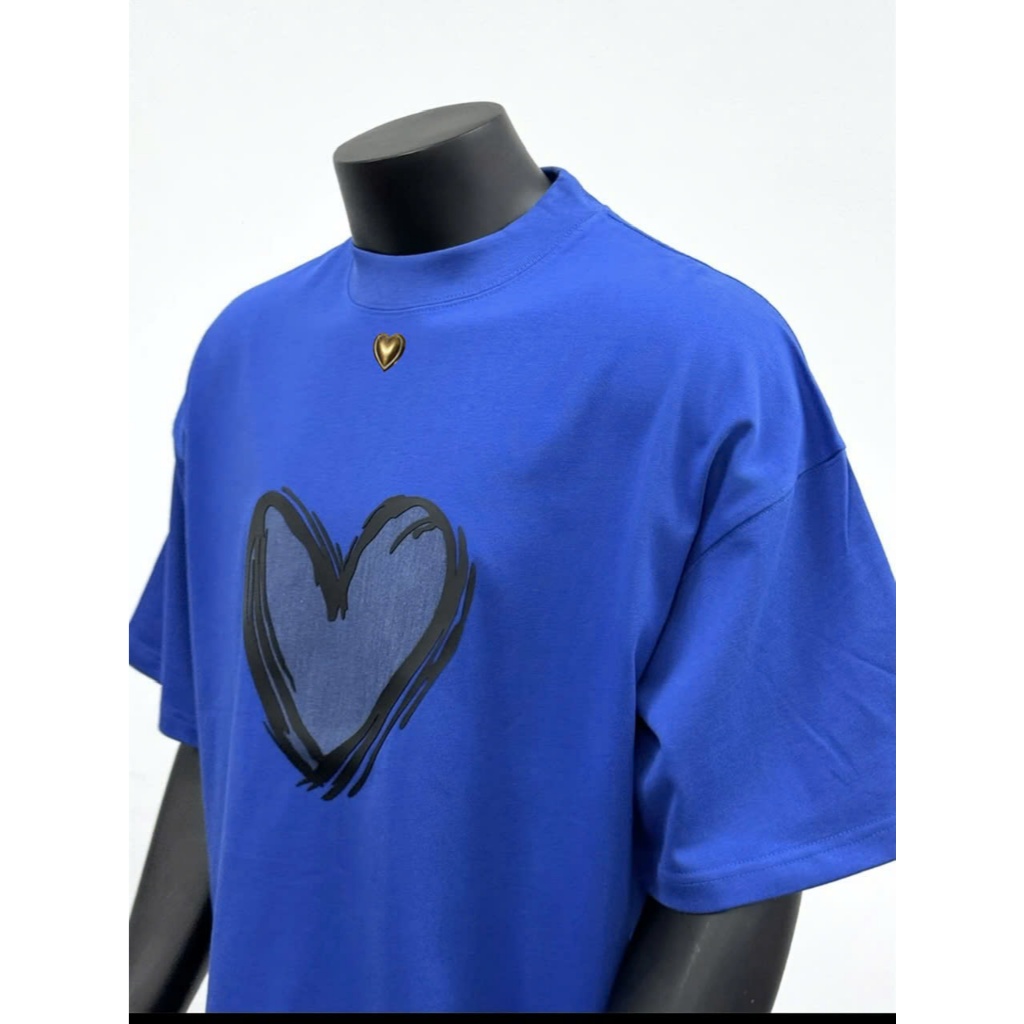 Áo thun Stee Cổ tròn COLOR HEART Localbrand ICVCVNI Unisex