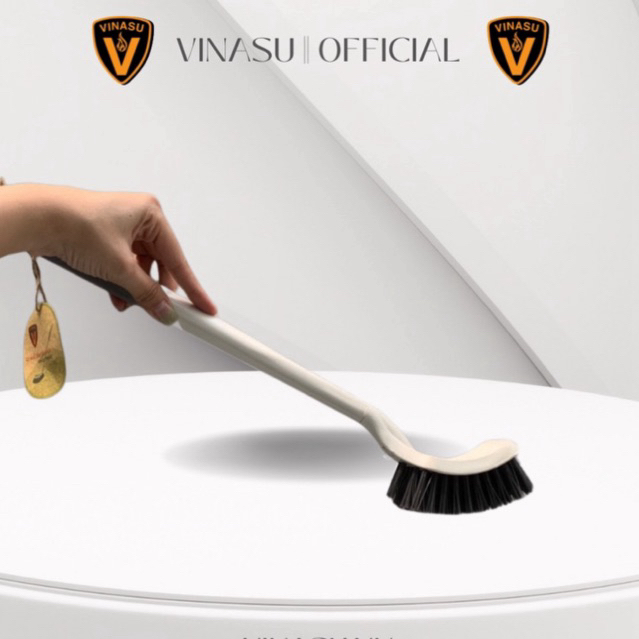 Cọ vệ sinh nhà tắm, cọ chà toilet, bàn chải vệ sinh nhà tắm cán dài Vinasu