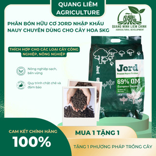 Phân bón hữu cơ Jord nhập khẩu Nauy - chuyên dùng cho cây hoa hồng, hoa mai và cây kiểng (túi 5kg)