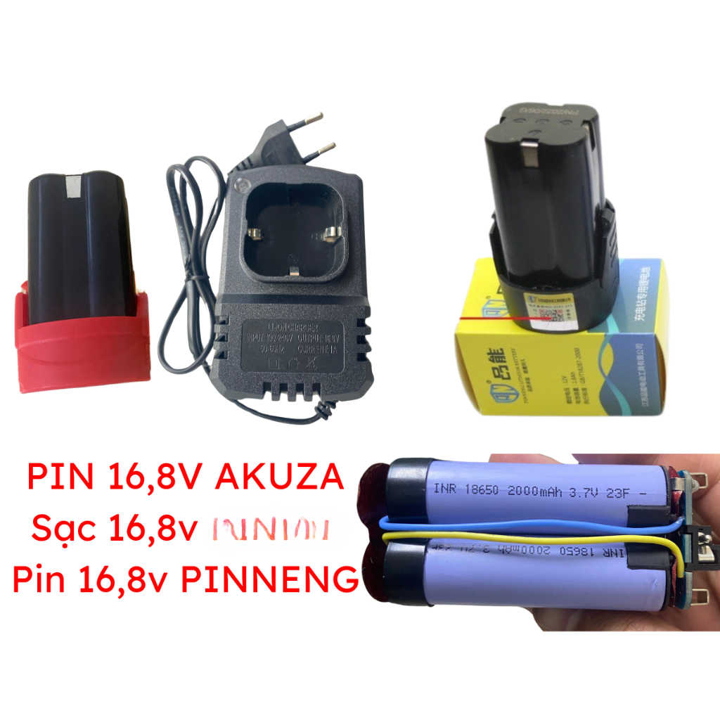 Pin ,Sạc 16,8v Pinneng, Akuza, Drama Hàng Nội Địa Trung, Pin 4 cell Lắp ...