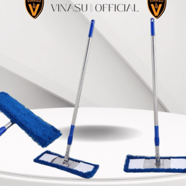 Cây lau nhà công nghiệp,cây lau san hô 40cm và 60cm sợi microfiber bản cũ có tăng đưa điều chỉnh độ dài