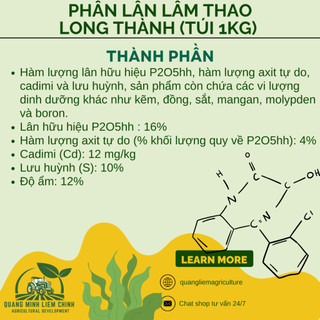 Phân Lân Lâm Thao/Long Thành Túi 500GR/1KG (Bán Lẻ) Thúc Đẩy Cây Ra Mầm, Ra Hoa, Đậu Quả, Kích Rễ