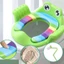 Bệ Bồn Cầu Cho Bé, LÓT BỒN CẦU ẾCH CẦU VỒNG CÓ TAY VỊN - MÃ: BONCAUCHOBE5