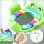 LÓT BỒN CẦU CÓ TAY VỊN, Bệt Lót Bồn Cầu Có Tay Vịn Hình Chú Ếch, Bệ Thu Nhỏ Bồn Cầu Cho Bé Ngồi Vệ Sinh