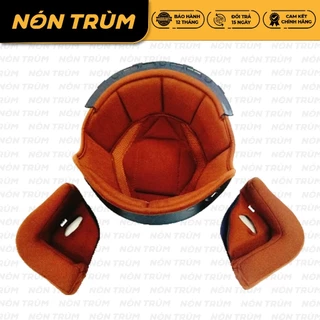 Bộ lót thay mũ bảo hiểm Royal kính âm M139(2 ốp tai và 1 lót)