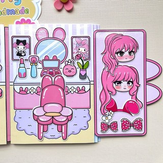 Đồ chơi bóc dán ngôi nhà Melody X Gacha - Pighandmade