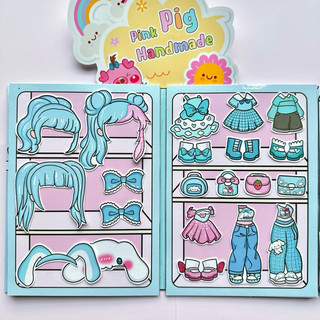 Đồ chơi bóc dán Ngôi nhà Cinnamoroll X Gachalife - búp bê giấy Pighandmade