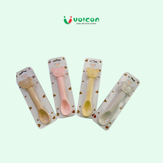 Thìa ăn dặm silicon gấu Mumbebe cho bé