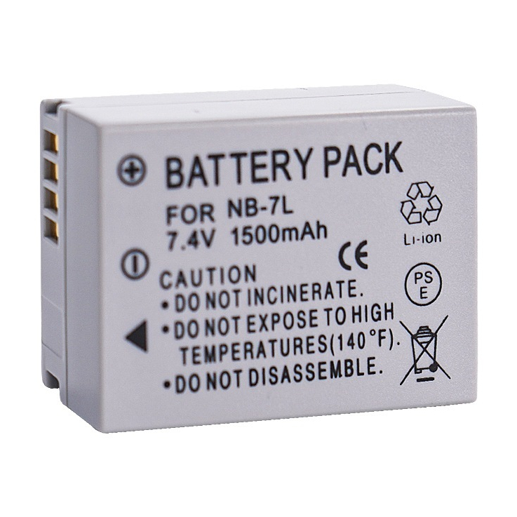PIN MÁY ẢNH CANON NB-7L (NB7L), DÙNG CHO CÁC DÒNG CANON POWERSHOT G10 ...