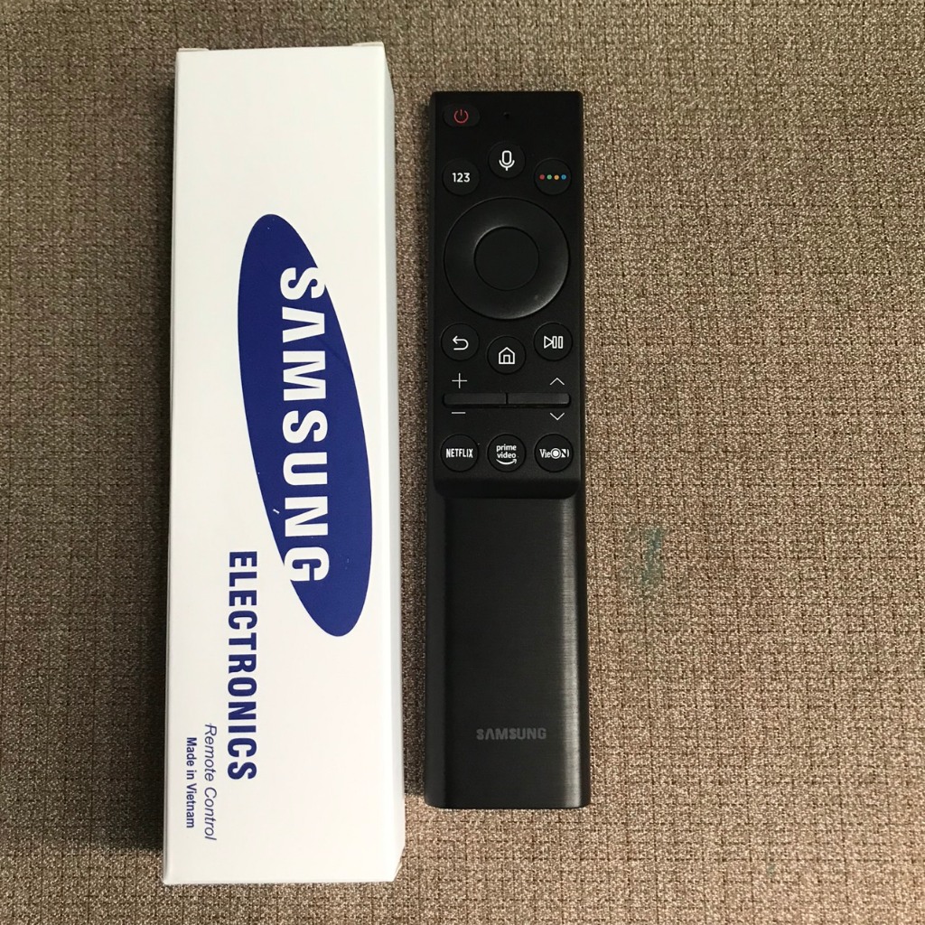 Điều khiển tivi samsung giọng nói BN59-01363J made in vietnam VieON mẫu thẳng dùng cho tất cả TV có giọng nói của samsun