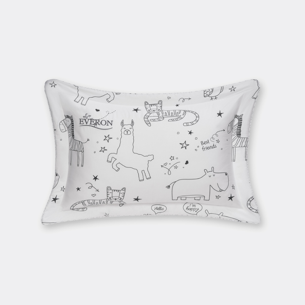 Ảnh Vỏ gối nằm BST2025 Everon (Kích thước 45x65, Họa tiết in/thêu, Chất liệu Tencel/Modal/Cotton) 2