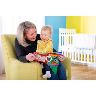 Đồ chơi treo cũi, xe đẩy sách vải cho bé khám phá - Lamaze Peek A Boo Forest Soft Book