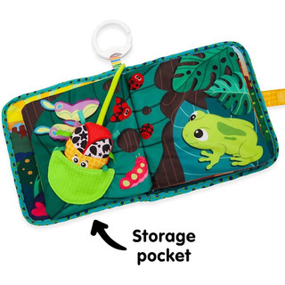 Sách Vải Tương Tác Cho Bé - Lamaze Bitty Bug Book
