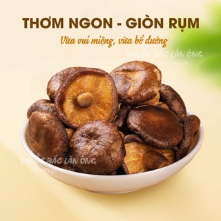 Nấm hương sấy giòn ăn liền 1kg, nấm sấy thăng hoa giữ nguyên hương vị tự nhiên - Lãn Ông