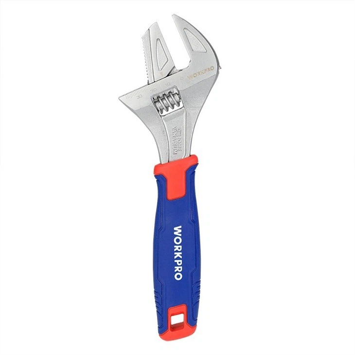 Mỏ lết đa năng 2 trong 1 (cờ lê + kìm nước) WP272014 WORKPRO 8 inch 200mm điều chỉnh được, ngàm mở rộng tối đa 42mm