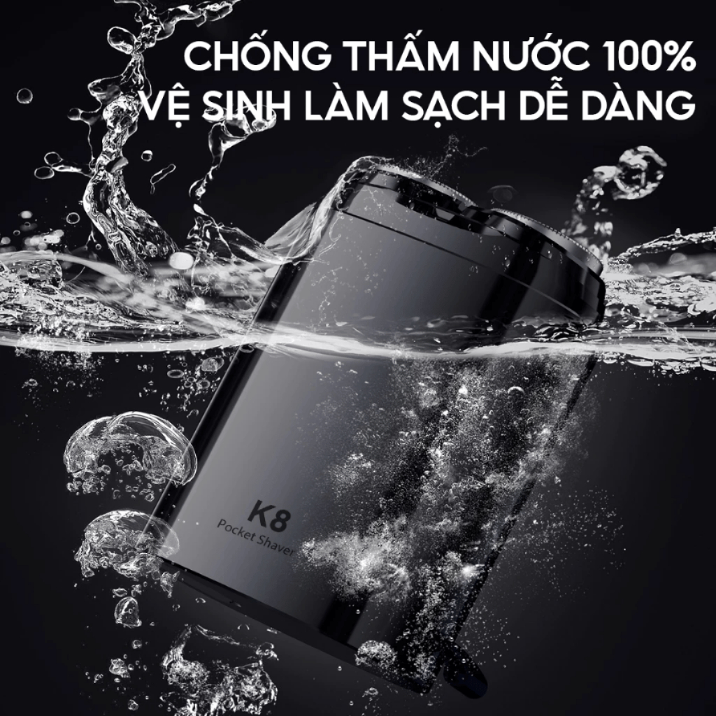 Ảnh Máy cạo râu Enchen K8 đầu cạo 2D chống nước - Hàng chính hãng 4
