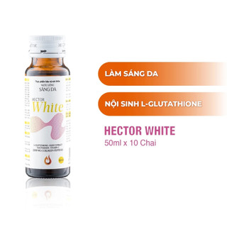 Nước uống sáng da Hector White hộp 10 chai (10 x 50ml)