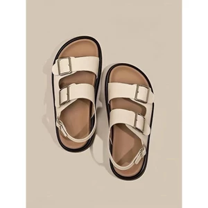 Dép Nữ 2 khuy Đế Bánh Mỳ Quai Nhựa Đi Nước Thoải Mái A05
