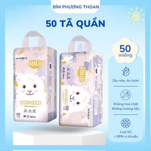 Jolie 50 Miếng(1 Bịch) Tã Quần Xuất Anh phiên bản mới nhất.Đủ Size: M/L/XL/2XL/3XL/4XL