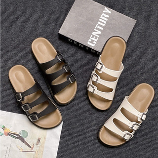 Dép Nữ 2 khuy Đế Bánh Mỳ Quai Nhựa Đi Nước Thoải Mái A05