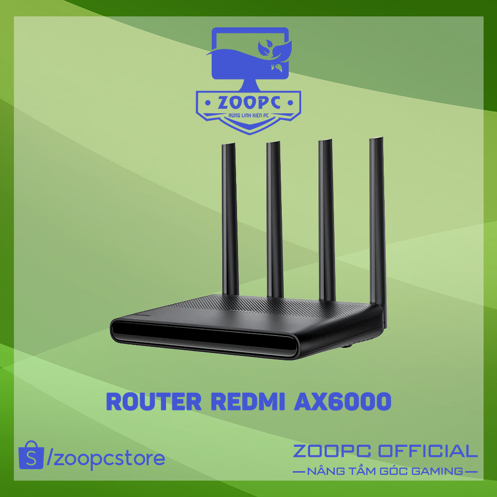 [Hàng 95%] Xiaomi Redmi AX6000, Router Wifi 6, tốc độ hai băng tần ...